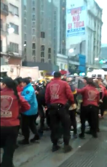 Los incidentes entre la policía