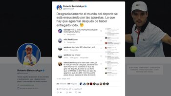Bautista Agut también apuntó contra