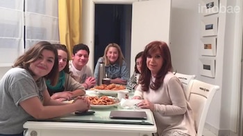 Cristina Kirchner recibió en su