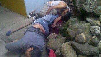 Así fueron encontrados Eduardo Olave