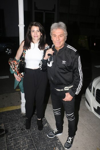 Beto Casella con su novia,