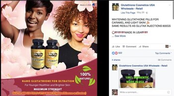 Priscilla (derecha) en el anuncio