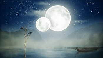 La luna sería tan grande