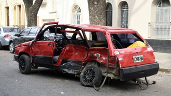 Así quedó el auto de