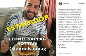 Ciardone escrachó a Leonel Sappag
