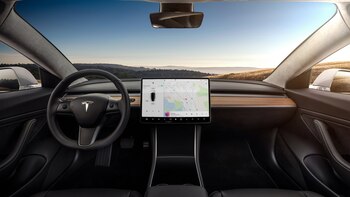 El interior del nuevo Tesla