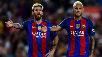 Lionel Messi y Neymar quedaron