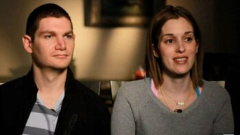 El matrimonio Moldovan, en su denuncia ante la cámara de NBC