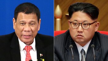 Rodrigo Duterte y Kim Jong