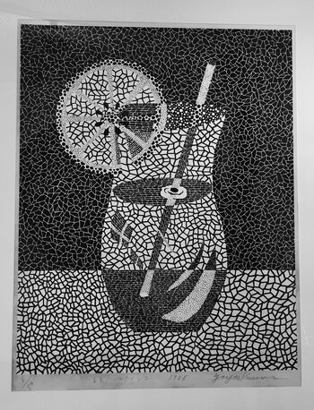 Yayoi Kusama, “Limonada” (serigrafía, 1988).