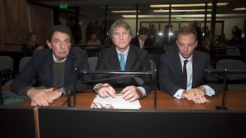 Amado Boudou, junto a sus