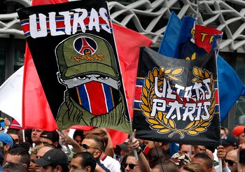 Los ultras del PSG han