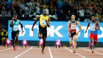 Usain Bolt ganó la carrera