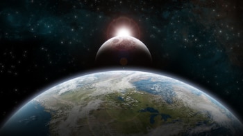 El eclipse solar total, el