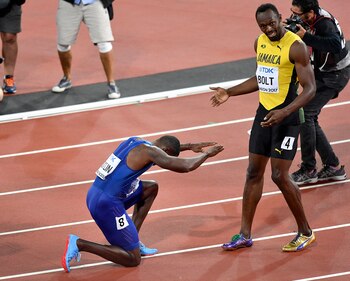 La imagen del final: Gatlin