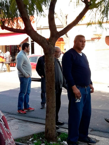 Ariel Pugliese, jefe de la facción “Los Perales”, de la barra de Nueva Chicago