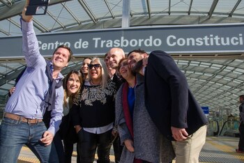 En el Centro de Trasbordo