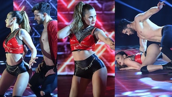 “Bailando”: Silvina Luna subió la temperatura al ritmo de “Felices los 4”