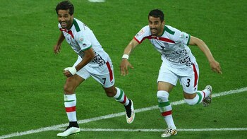 Los iraníes Masoud Shojaei y Ehsan Hajsafi corren riesgo de sanción por jugar contra un club israelí (Getty Images)