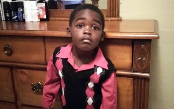 El niño, Myles Hill, fue