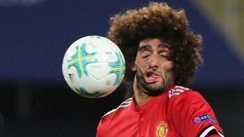 El belga Fellaini exhibió en