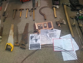 Armas secuestradas al grupo RAM