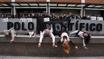 Foto de archivo: protesta de