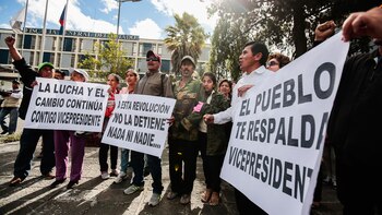 Una treintena de seguidores de