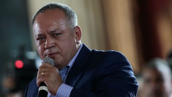 Diosdado Cabello durante un discurso
