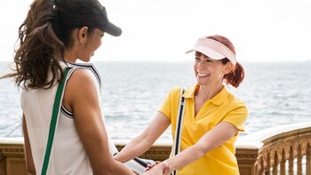 La actriz Carrie Preston se