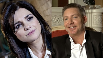 Araceli González y Adrián Suar