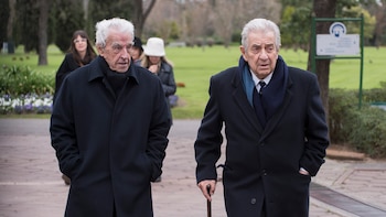 (izq.) Patricio Peralta Ramos y Camilo Aldao (der.)