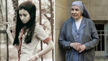 Cristina Kirchner joven y Marta