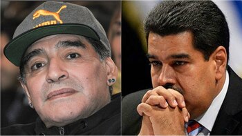 El ex futbolista Diego Maradona