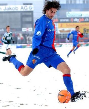 El delantero jugó en el