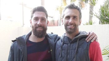 Con Ignacio Bogino, su gran