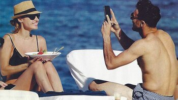 Pampita y Pico fueron vistos