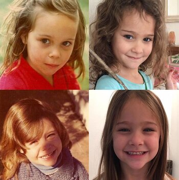 ¿Quién es quién? Las fotos de Josefina de pequeña y de su hija: ¡igualitas!