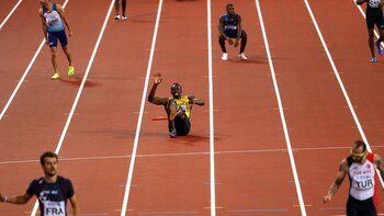 El momento en que Usain
