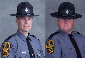 Los dos policía que murieron