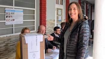 La gobernadora María Eugenia Vidal