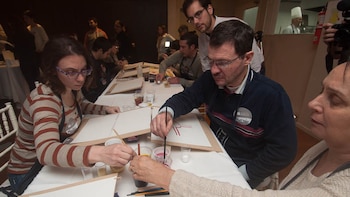 Trabajos en los talleres de