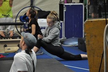 Una de las artistas de