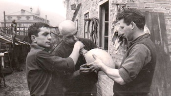 Las vejigas de cerdo, que