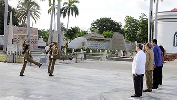 Maduro estuvo acompañado por su