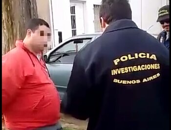 Padrón, tras ser detenido por