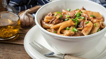 Guiso de pastas secas y