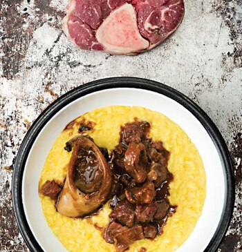 Risotto con osobuco: plato clásico