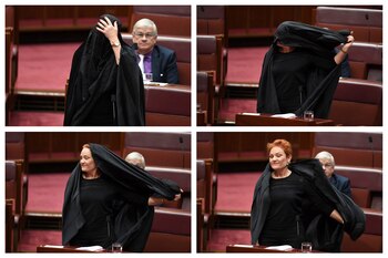 Pauline Hanson se saca la