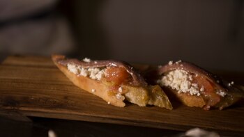 Anchoas del Mar Cantábrico, pan